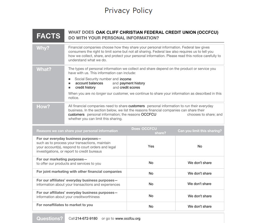 Privacy Policy